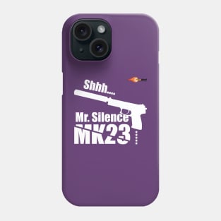 GUN MK 23 (white) Phone Case