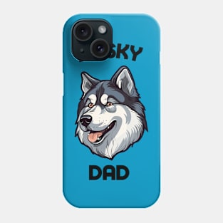 Husky Dad Funny Gift Dog Breed Pet Lover Puppy Phone Case