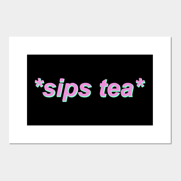 Sips Tea Kermit The Frog Sipping Tea Posters And Art Prints