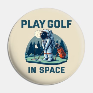 Playing golf in Space Pin