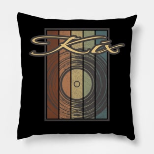 Kix Vynil Silhouette Pillow