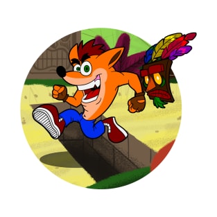 Crash Bandicoot Cartoon T-Shirt