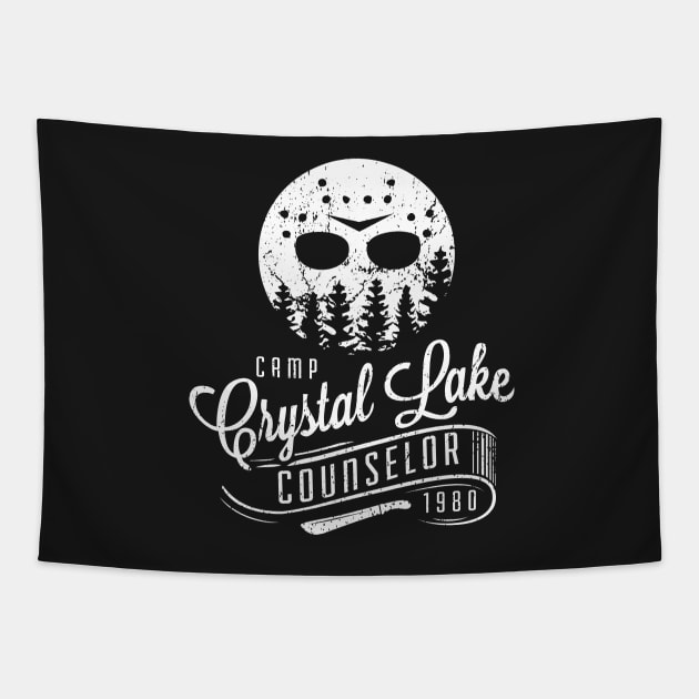 Camp Crystal Lake Counselor Tapestry by MorlockTees