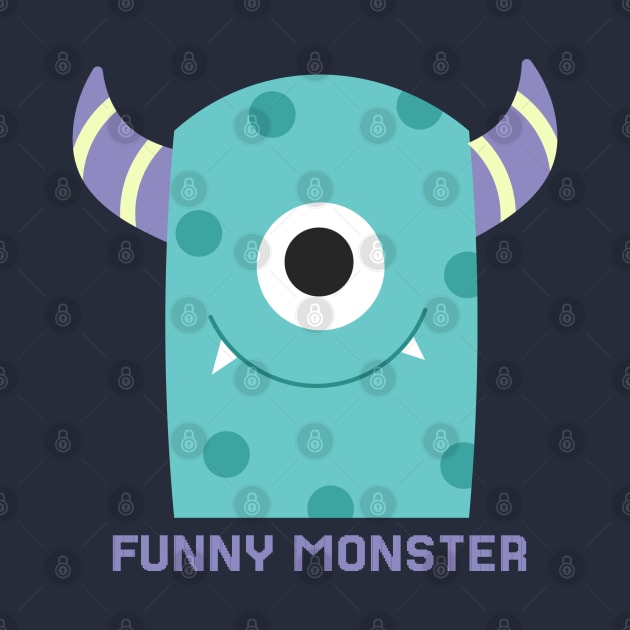 funny one eye monster by Funnymonster