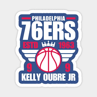 Philadelphia 76ERS Oubre Jr 9 Basketball Retro Magnet