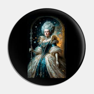 Queen Marie Antoinette as Patron of the arts fictitious portrait Pin