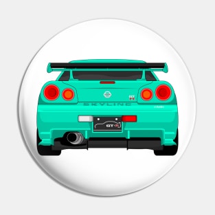 GTR R34 TURQUIOSE Pin