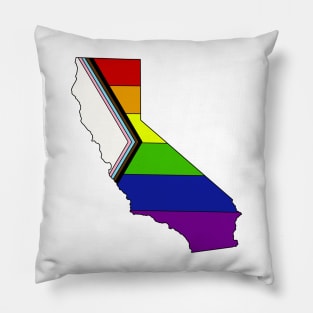 progress pride flag - California Pillow
