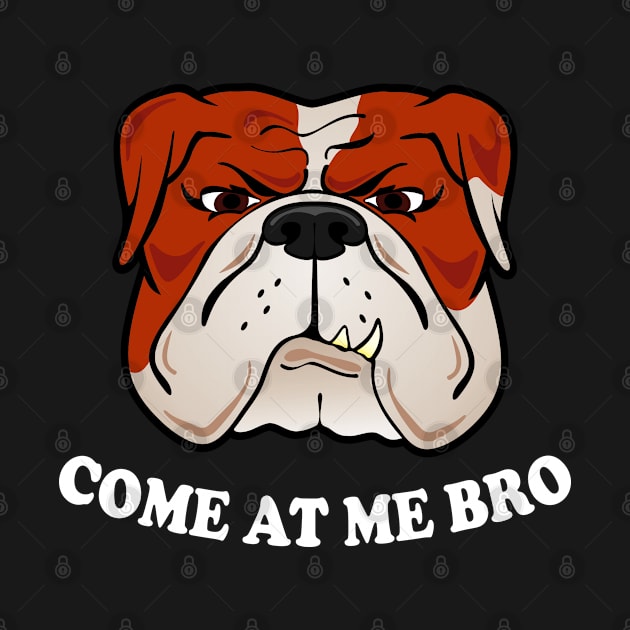 Come At Me Bro Funny Dog by amitsurti