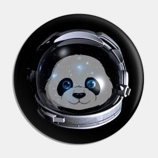 cute little friendly astronaut panda Pin