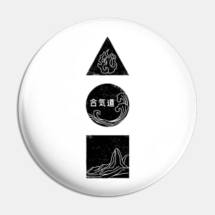 Aikido Symbol Pin