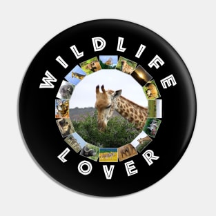 Wildlife Lover Giraffe Thorn Tree Pin