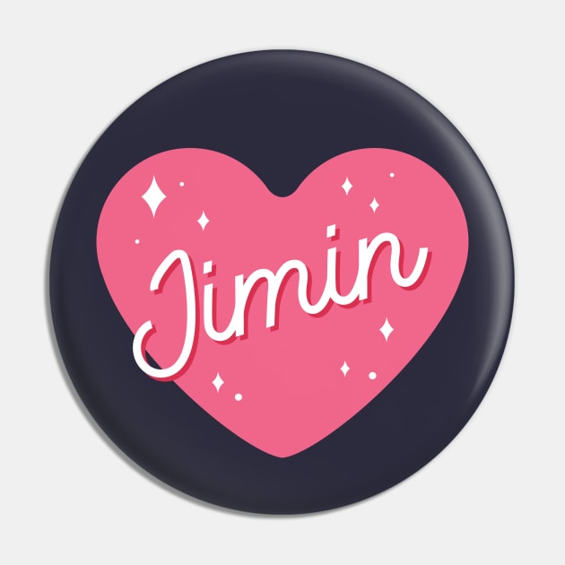 BTS Park Jimin cute heart typography Pin by Oricca