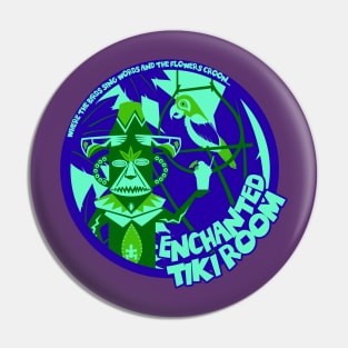 Enchanted Tiki Room (Blues and greens) Pin