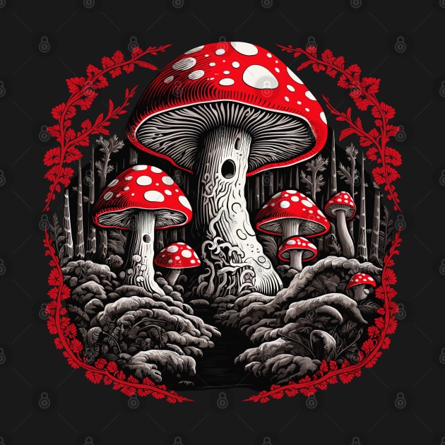 Amanita Muscaria Mushroom by MushMagicWear