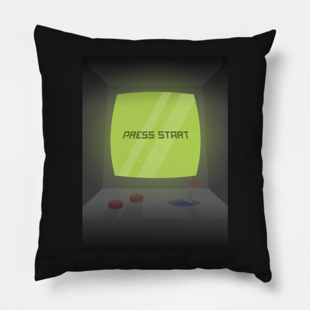 Press Start Pillow by Benlo