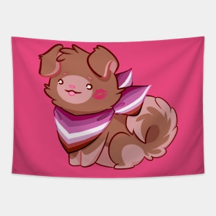 Proud Pupper (Lesbian) Tapestry