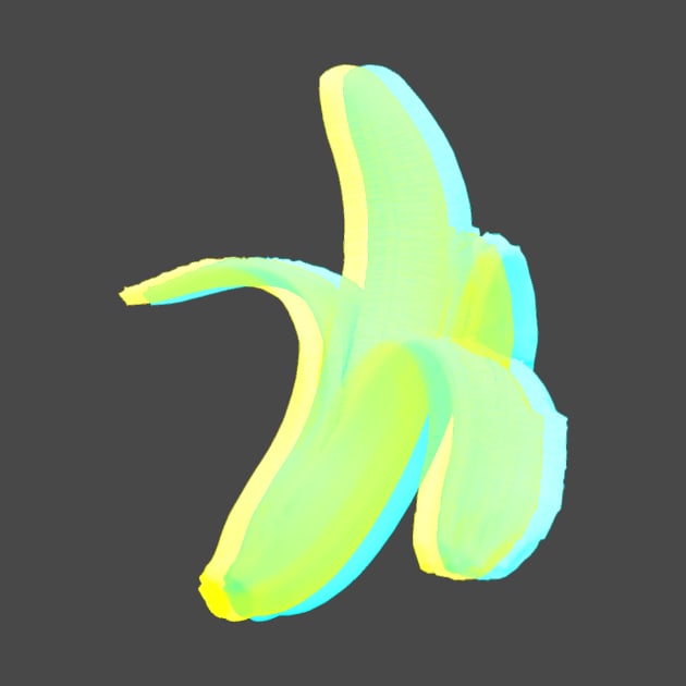 Anaglyphic banana by TRIME