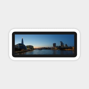 Thames panorma from Tower Bridge Magnet