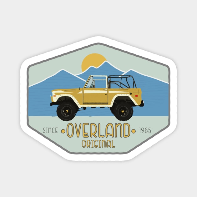 Overland Original Apparel and Accessories Magnet by bahama mule