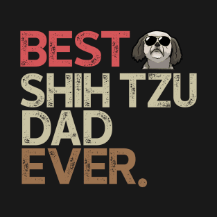 Best Shih Tzu Dad Ever T-Shirt