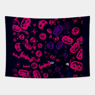 Halloween Pattern Art Design Tapestry