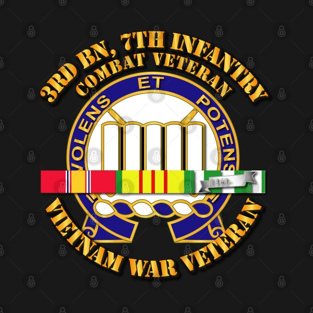 3rd Bn, 7th Infantry - Vietnam Vet  w SVC Ribbons by twix123844