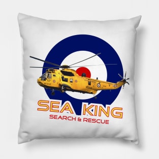 Westland Sea King Search and rescue helicopter in RAF roundel, Pillow
