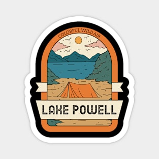 Lake Powell Vintage Travel Magnet