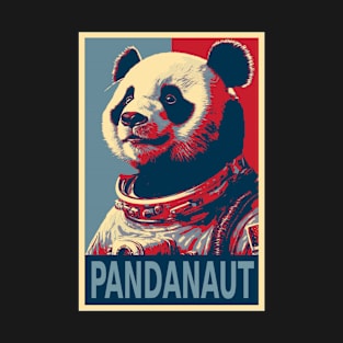 Pandanaut Funny Panda Astronaut HOPE T-Shirt