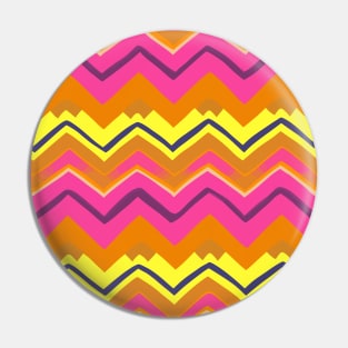 Zigzag Fun in Summer Sun Pin