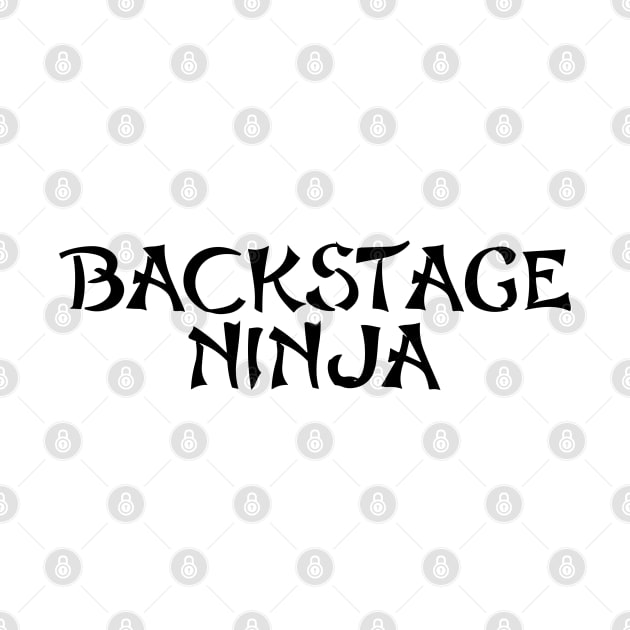 Backstage Ninja Japan Black by sapphire seaside studio