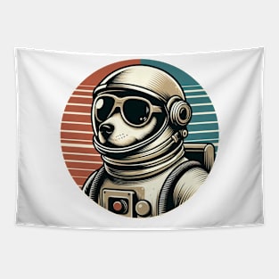 dog astronaut Tapestry