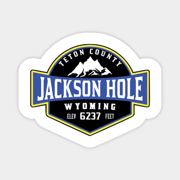 JACKSON HOLE Magnet by CLIPS