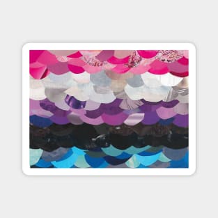 Genderfluid Flag Collage Magnet