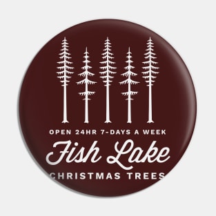 Fish Lake Christmas Trees Pin