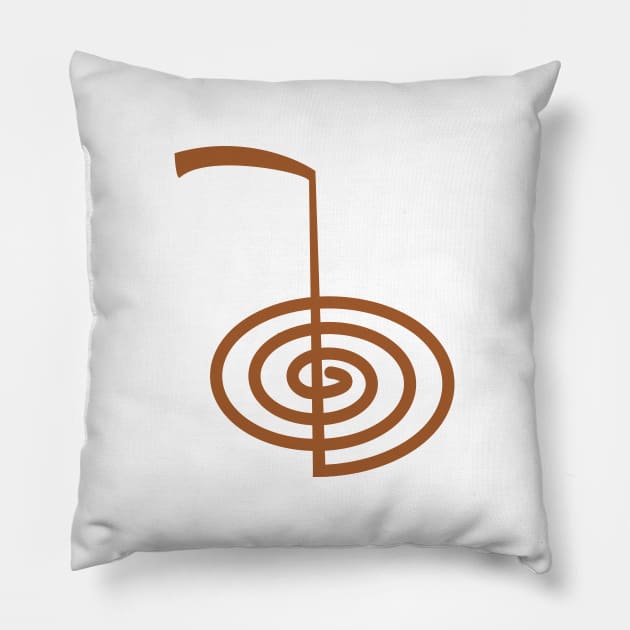 Cho ku rei Reiki symbol Pillow by FlyingWhale369