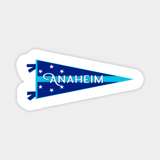 Anaheim Flag Pennant Magnet