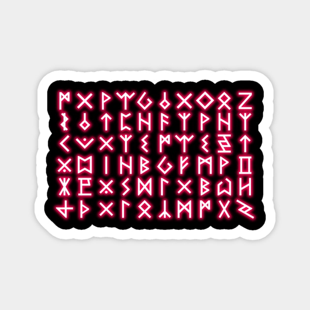 Sumireko's Cape Runes Magnet by Lorihime