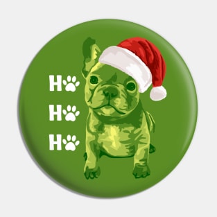 Christmas French Bulldog Puppy Pin