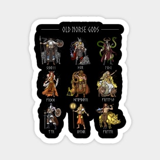 Old Norse Gods Magnet