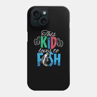 This kid loves to fish Phone Case