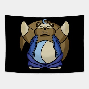 Tsukiyomi, Kami of the Tanuki Moon Tapestry