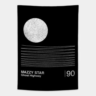 Mazzy Star / Minimal Graphic Design Artwork Tapestry