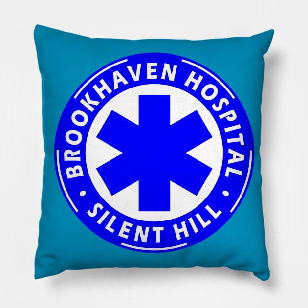 Brookhaven Hospital Silent Hill Pillow by Lyvershop