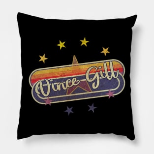 Vince Gill ElaCuteOffice Girl Vintage Style, country Pillow