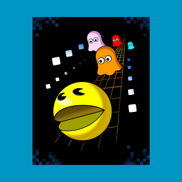 PAC-MAN Chase - Pixel Corners by frankpepito