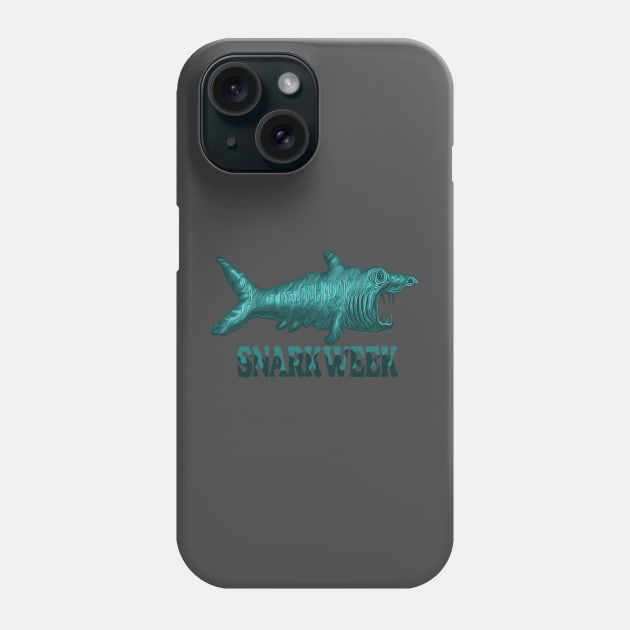 Blue Snark Week Phone Case by The Angry Possum