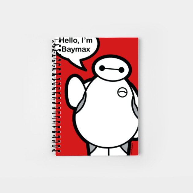 Baymax 2 0 Tooniefied Baymax Quaderno Teepublic It