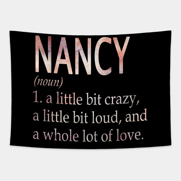 Nancy Girl Name Definition Tapestry by ThanhNga